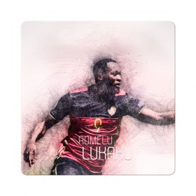 Магнит виниловый Квадрат с принтом Romelu Lukaku в Кировске, полимерный материал с магнитным слоем | размер 9*9 см, закругленные углы | Тематика изображения на принте: de gea | fellaini | lukaku | manchester | manchester united | mufc | rooney | де хеа | лукаку | манчестер | манчестер юнайтед | феллайни | футбол