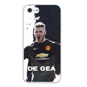 Чехол для iPhone 5/5S матовый с принтом De Gea в Кировске, Силикон | Область печати: задняя сторона чехла, без боковых панелей | de gea | fellaini | lukaku | manchester | manchester united | mufc | rooney | де хеа | лукаку | манчестер | манчестер юнайтед | феллайни | футбол