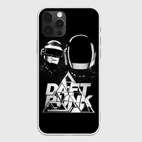 Чехол для iPhone 12 Pro с принтом Daft Punk в Кировске, силикон | область печати: задняя сторона чехла, без боковых панелей | daft punk | electronic | house | human | music | robot | дафт панк | музыка | синти поп | хаус | электроника