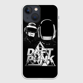 Чехол для iPhone 13 mini с принтом Daft Punk в Кировске,  |  | daft punk | electronic | house | human | music | robot | дафт панк | музыка | синти поп | хаус | электроника