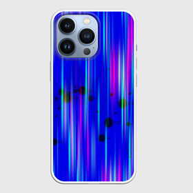 Чехол для iPhone 13 Pro с принтом neon strokes в Кировске,  |  | Тематика изображения на принте: abstract | abstraction | comb | cyberpunk | texture | абстракция | бронь | броня | кибер панк | соты | стальные соты | текстуры