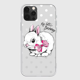 Чехол для iPhone 12 Pro Max с принтом My little Bunny в Кировске, Силикон |  | Тематика изображения на принте: art | best | cool | creativity | drawing | graphics | phonthasia | picture | trend | бант | белый | графика | животное | зайченок | зайчик | искусство | картинка | кролик | крутой | лучший | маленький | милый | модный | мой | пушистый