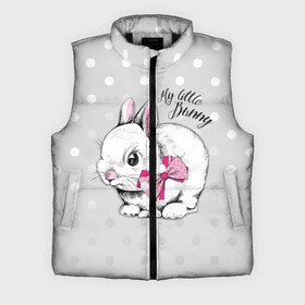 Мужской жилет утепленный 3D с принтом My little Bunny в Кировске,  |  | art | best | cool | creativity | drawing | graphics | phonthasia | picture | trend | бант | белый | графика | животное | зайченок | зайчик | искусство | картинка | кролик | крутой | лучший | маленький | милый | модный | мой | пушистый