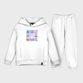 Детский костюм хлопок Oversize с принтом BTS | БТС | BANGTAN BOYS в Кировске,  |  | bangtan boys | bt21 | bts | bts army | bts stickers | j hope | jimin | jin | jungkook | k pop | rap monster | rapmon | suga | v | бтс | корея | стикеры bts