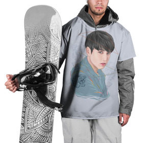 Накидка на куртку 3D с принтом Jeon Jungkook в Кировске, 100% полиэстер |  | Тематика изображения на принте: bts | gucci | jeon jungkook | k pop | korean pop | music | бтс | гуси | гучи | гуччи | кей поп | коллаб | чон чонгук