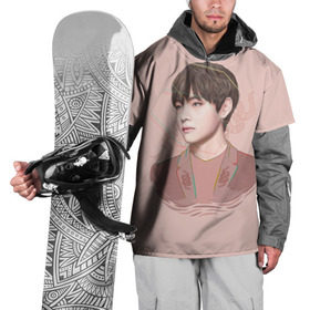Накидка на куртку 3D с принтом Kim Taehyung в Кировске, 100% полиэстер |  | Тематика изображения на принте: bts | gucci | jeon jungkook | k pop | kim taehyung | korean pop | music | бтс | гуси | гучи | гуччи | кей поп | ким тхэ хён | коллаб | чон чонгук