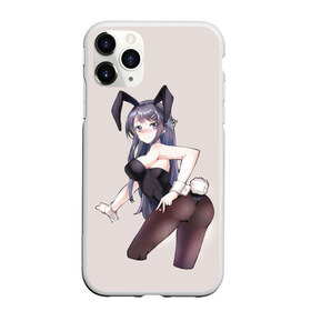 Чехол для iPhone 11 Pro Max матовый с принтом Bunny Girl в Кировске, Силикон |  | anime | rascal does not dream of bunny girl senpai | seishun buta yarou wa bunny girl senpai | аниме | сакурадзима май | сакута | этот глупый свин не понимает мечту девочки зайки