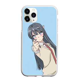 Чехол для iPhone 11 Pro матовый с принтом Seishun Buta в Кировске, Силикон |  | anime | rascal does not dream of bunny girl senpai | seishun buta yarou wa bunny girl senpai | аниме | сакурадзима май | сакута | этот глупый свин не понимает мечту девочки зайки