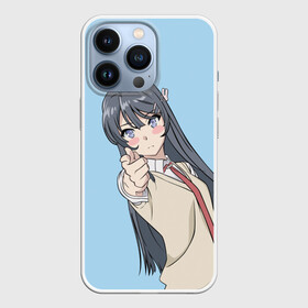 Чехол для iPhone 13 Pro с принтом Seishun Buta в Кировске,  |  | Тематика изображения на принте: anime | rascal does not dream of bunny girl senpai | seishun buta yarou wa bunny girl senpai | аниме | сакурадзима май | сакута | этот глупый свин не понимает мечту девочки зайки