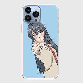 Чехол для iPhone 13 Pro Max с принтом Seishun Buta в Кировске,  |  | Тематика изображения на принте: anime | rascal does not dream of bunny girl senpai | seishun buta yarou wa bunny girl senpai | аниме | сакурадзима май | сакута | этот глупый свин не понимает мечту девочки зайки