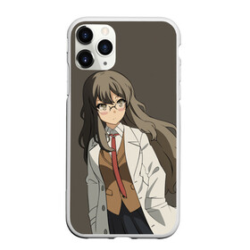 Чехол для iPhone 11 Pro Max матовый с принтом Rascal Does Not Dream в Кировске, Силикон |  | anime | rascal does not dream of bunny girl senpai | seishun buta yarou wa bunny girl senpai | аниме | сакурадзима май | сакута | этот глупый свин не понимает мечту девочки зайки