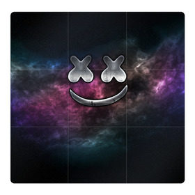 Магнитный плакат 3Х3 с принтом Marshmello Cosmos в Кировске, Полимерный материал с магнитным слоем | 9 деталей размером 9*9 см | 