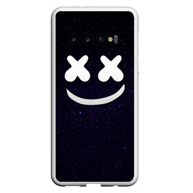 Чехол для Samsung Galaxy S10 с принтом Marshmello Cosmos в Кировске, Силикон | Область печати: задняя сторона чехла, без боковых панелей | Тематика изображения на принте: marshmello | диджей | звезды | клуб | клубная музыка | космос | маршмеллоу | маршмэлло | маршмэллоу | музыка | небо | ночь | электронная