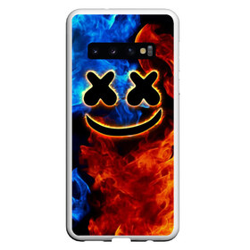 Чехол для Samsung Galaxy S10 с принтом Marshmello Cosmos в Кировске, Силикон | Область печати: задняя сторона чехла, без боковых панелей | Тематика изображения на принте: marshmello | диджей | звезды | клуб | клубная музыка | космос | маршмеллоу | маршмэлло | маршмэллоу | музыка | небо | ночь | электронная