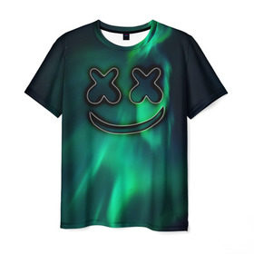 Мужская футболка 3D с принтом Marshmello Cosmos в Кировске, 100% полиэфир | прямой крой, круглый вырез горловины, длина до линии бедер | marshmello | диджей | звезды | клуб | клубная музыка | космос | маршмеллоу | маршмэлло | маршмэллоу | музыка | небо | ночь | электронная