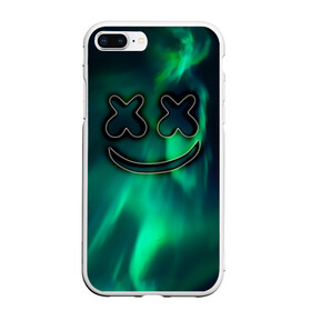 Чехол для iPhone 7Plus/8 Plus матовый с принтом Marshmello Cosmos в Кировске, Силикон | Область печати: задняя сторона чехла, без боковых панелей | marshmello | диджей | звезды | клуб | клубная музыка | космос | маршмеллоу | маршмэлло | маршмэллоу | музыка | небо | ночь | электронная