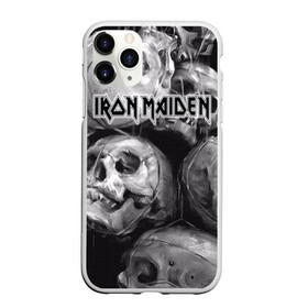 Чехол для iPhone 11 Pro матовый с принтом Iron Maiden в Кировске, Силикон |  | Тематика изображения на принте: бас | британия | брюс дикинсон | гитара | группа | дева | железная | метал | нико макбрэйн | рок | стив харрис | хеви | яник герс