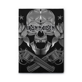 Обложка для автодокументов с принтом Iron Maiden в Кировске, натуральная кожа |  размер 19,9*13 см; внутри 4 больших “конверта” для документов и один маленький отдел — туда идеально встанут права | бас | британия | брюс дикинсон | гитара | группа | дева | железная | метал | нико макбрэйн | рок | стив харрис | хеви | яник герс