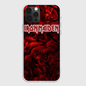 Чехол для iPhone 12 Pro с принтом Iron Maiden в Кировске, силикон | область печати: задняя сторона чехла, без боковых панелей | бас | британия | брюс дикинсон | гитара | группа | дева | железная | метал | нико макбрэйн | рок | стив харрис | хеви | яник герс