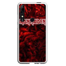 Чехол для Honor P Smart Z с принтом Iron Maiden в Кировске, Силикон | Область печати: задняя сторона чехла, без боковых панелей | бас | британия | брюс дикинсон | гитара | группа | дева | железная | метал | нико макбрэйн | рок | стив харрис | хеви | яник герс