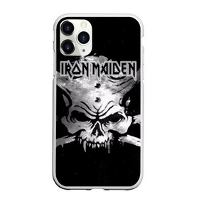 Чехол для iPhone 11 Pro матовый с принтом Iron Maiden в Кировске, Силикон |  | бас | британия | брюс дикинсон | гитара | группа | дева | железная | метал | нико макбрэйн | рок | стив харрис | хеви | яник герс