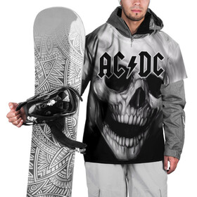 Накидка на куртку 3D с принтом AC/DC  в Кировске, 100% полиэстер |  | австралийская | ангус янг | блюз | группа | малькольм янг | рок | рок н ролл | стиви янг | хард