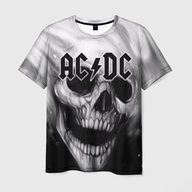 Мужская футболка 3D с принтом AC/DC в Кировске, 100% полиэфир | прямой крой, круглый вырез горловины, длина до линии бедер | австралийская | ангус янг | блюз | группа | малькольм янг | рок | рок н ролл | стиви янг | хард