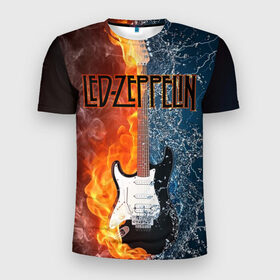 Мужская футболка 3D спортивная с принтом Led Zeppelin в Кировске, 100% полиэстер с улучшенными характеристиками | приталенный силуэт, круглая горловина, широкие плечи, сужается к линии бедра | Тематика изображения на принте: блюз рок | британская | группа | джимми пейдж | джон пол джонс | роберт плант | рок | фолк рок | хард рок | хеви метал