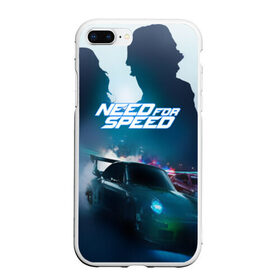 Чехол для iPhone 7Plus/8 Plus матовый с принтом NEED FOR SPEED в Кировске, Силикон | Область печати: задняя сторона чехла, без боковых панелей | auto | game art | need for speed payback | nfs | nfs carbon | payback | sport | the carbon | transport | авто | гонки | карбон | машина | нфс | спорт | уличные гонки