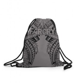 Рюкзак-мешок 3D с принтом Far Cry в Кировске, 100% полиэстер | плотность ткани — 200 г/м2, размер — 35 х 45 см; лямки — толстые шнурки, застежка на шнуровке, без карманов и подкладки | 