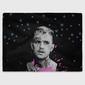 Плед 3D с принтом LIL PEEP - Runaway в Кировске, 100% полиэстер | закругленные углы, все края обработаны. Ткань не мнется и не растягивается | Тематика изображения на принте: beautiful | broken | daddy | dead | exclusive | heart | life | lil | lilpeep | music | peep | pump | rap | rapper | rip | runaway | tattoo | густав | лил | лилпип | мертв | память | пип | рип | рэп | рэпер | сердце | тату | умер