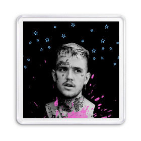 Магнит 55*55 с принтом LIL PEEP - Runaway в Кировске, Пластик | Размер: 65*65 мм; Размер печати: 55*55 мм | Тематика изображения на принте: beautiful | broken | daddy | dead | exclusive | heart | life | lil | lilpeep | music | peep | pump | rap | rapper | rip | runaway | tattoo | густав | лил | лилпип | мертв | память | пип | рип | рэп | рэпер | сердце | тату | умер