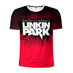 Мужская футболка 3D спортивная с принтом Linkin Park  в Кировске, 100% полиэстер с улучшенными характеристиками | приталенный силуэт, круглая горловина, широкие плечи, сужается к линии бедра | американская | группа | линкин | майк шинода | метал | музыка | ню | парк | поп | рок | рэп | феникс фаррелл | честер беннингтон | электроник