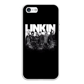 Чехол для iPhone 5/5S матовый с принтом Linkin Park в Кировске, Силикон | Область печати: задняя сторона чехла, без боковых панелей | американская | группа | линкин | майк шинода | метал | музыка | ню | парк | поп | рок | рэп | феникс фаррелл | честер беннингтон | электроник