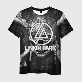 Мужская футболка 3D с принтом Linkin Park в Кировске, 100% полиэфир | прямой крой, круглый вырез горловины, длина до линии бедер | американская | группа | линкин | майк шинода | метал | музыка | ню | парк | поп | рок | рэп | феникс фаррелл | честер беннингтон | электроник