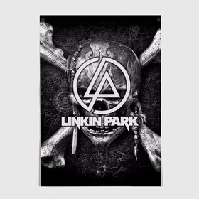 Постер с принтом Linkin Park  в Кировске, 100% бумага
 | бумага, плотность 150 мг. Матовая, но за счет высокого коэффициента гладкости имеет небольшой блеск и дает на свету блики, но в отличии от глянцевой бумаги не покрыта лаком | американская | группа | линкин | майк шинода | метал | музыка | ню | парк | поп | рок | рэп | феникс фаррелл | честер беннингтон | электроник