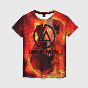 Женская футболка 3D с принтом Linkin Park в Кировске, 100% полиэфир ( синтетическое хлопкоподобное полотно) | прямой крой, круглый вырез горловины, длина до линии бедер | американская | группа | линкин | майк шинода | метал | музыка | ню | парк | поп | рок | рэп | феникс фаррелл | честер беннингтон | электроник
