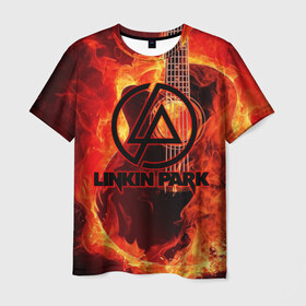 Мужская футболка 3D с принтом Linkin Park в Кировске, 100% полиэфир | прямой крой, круглый вырез горловины, длина до линии бедер | американская | группа | линкин | майк шинода | метал | музыка | ню | парк | поп | рок | рэп | феникс фаррелл | честер беннингтон | электроник