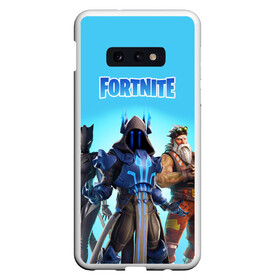 Чехол для Samsung S10E с принтом FORTNITE WINTER SEASON в Кировске, Силикон | Область печати: задняя сторона чехла, без боковых панелей | 7 season | 7 сезон | battle | fortnite | royale | winter | битва | владыка | генерал | дожор | зима | королевская | льда | мороз | неоновая | ночной | рысь | скин | снайпер | снежный | фортнайт | форточка