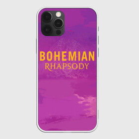 Чехол для iPhone 12 Pro с принтом Queen Bohemian Rhapsody в Кировске, силикон | область печати: задняя сторона чехла, без боковых панелей | queen | богемская рапсодия | брайан мэи | британская | группа | королева | роджер тейлор | рок | фредди меркьюри