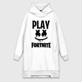 Платье-худи хлопок с принтом FORTNITE x MARSHMELLO в Кировске,  |  | 2019 | armor | armour | cybersport | esport | fortnite | game | llama | logo | броня | игра | киберспорт | лама | фиолетовый | фирменные цвета | фортнайт