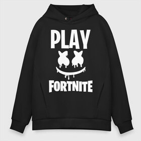 Мужское худи Oversize хлопок с принтом FORTNITE x MARSHMELLO в Кировске, френч-терри — 70% хлопок, 30% полиэстер. Мягкий теплый начес внутри —100% хлопок | боковые карманы, эластичные манжеты и нижняя кромка, капюшон на магнитной кнопке | 2019 | armor | armour | cybersport | esport | fortnite | game | llama | logo | броня | игра | киберспорт | лама | фиолетовый | фирменные цвета | фортнайт