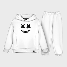 Детский костюм хлопок Oversize с принтом FORTNITE x MARSHMELLO в Кировске,  |  | 2019 | armor | armour | cybersport | esport | fortnite | game | llama | logo | броня | игра | киберспорт | лама | фиолетовый | фирменные цвета | фортнайт