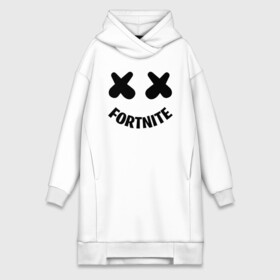 Платье-худи хлопок с принтом FORTNITE x MARSHMELLO в Кировске,  |  | 2019 | armor | armour | cybersport | esport | fortnite | game | llama | logo | броня | игра | киберспорт | лама | фиолетовый | фирменные цвета | фортнайт