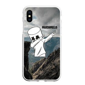 Чехол для iPhone XS Max матовый с принтом Marshmello в Кировске, Силикон | Область печати: задняя сторона чехла, без боковых панелей | chris comstock | electronic | joytime iii | marshmallow | marshmello | клубная | маршмелло | маршмеллоу | электронная музыка