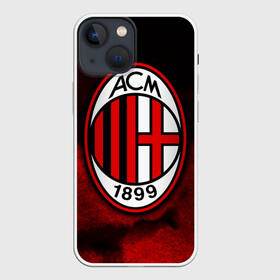 Чехол для iPhone 13 mini с принтом Милан в Кировске,  |  | Тематика изображения на принте: ac milan | diavolo | milan | rossoneri | дьяволы | италия | красно чёрные | милан | серия а | форма | футбол | футболист | футбольная | футбольный клуб