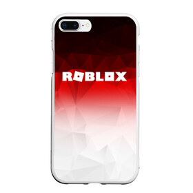 Чехол для iPhone 7Plus/8 Plus матовый с принтом ROBLOX в Кировске, Силикон | Область печати: задняя сторона чехла, без боковых панелей | game | gamer | logo | minecraft | roblox | simulator | игра | конструктор | лого | симулятор | строительство | фигура