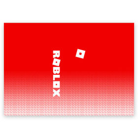 Поздравительная открытка с принтом ROBLOX в Кировске, 100% бумага | плотность бумаги 280 г/м2, матовая, на обратной стороне линовка и место для марки
 | game | gamer | logo | minecraft | roblox | simulator | игра | конструктор | лого | симулятор | строительство | фигура