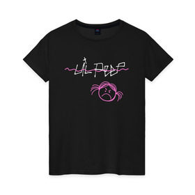 Женская футболка хлопок с принтом ANGRY GIRL в Кировске, 100% хлопок | прямой крой, круглый вырез горловины, длина до линии бедер, слегка спущенное плечо | gustav | lo fi | runaway | густав | лил | пип | пост эмо | реп | хип хоп | эмо рэп