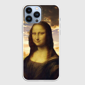 Чехол для iPhone 13 Pro Max с принтом Мона Лиза в Кировске,  |  | Тематика изображения на принте: big | арт | крупные арты | крупные принты | сумасшедшие арты